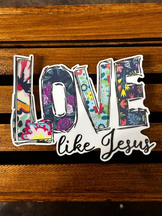 Love Like Jesus Sticker