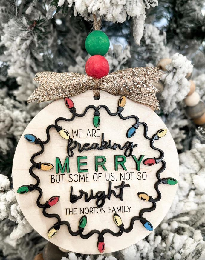 Merry & Bright Ornament