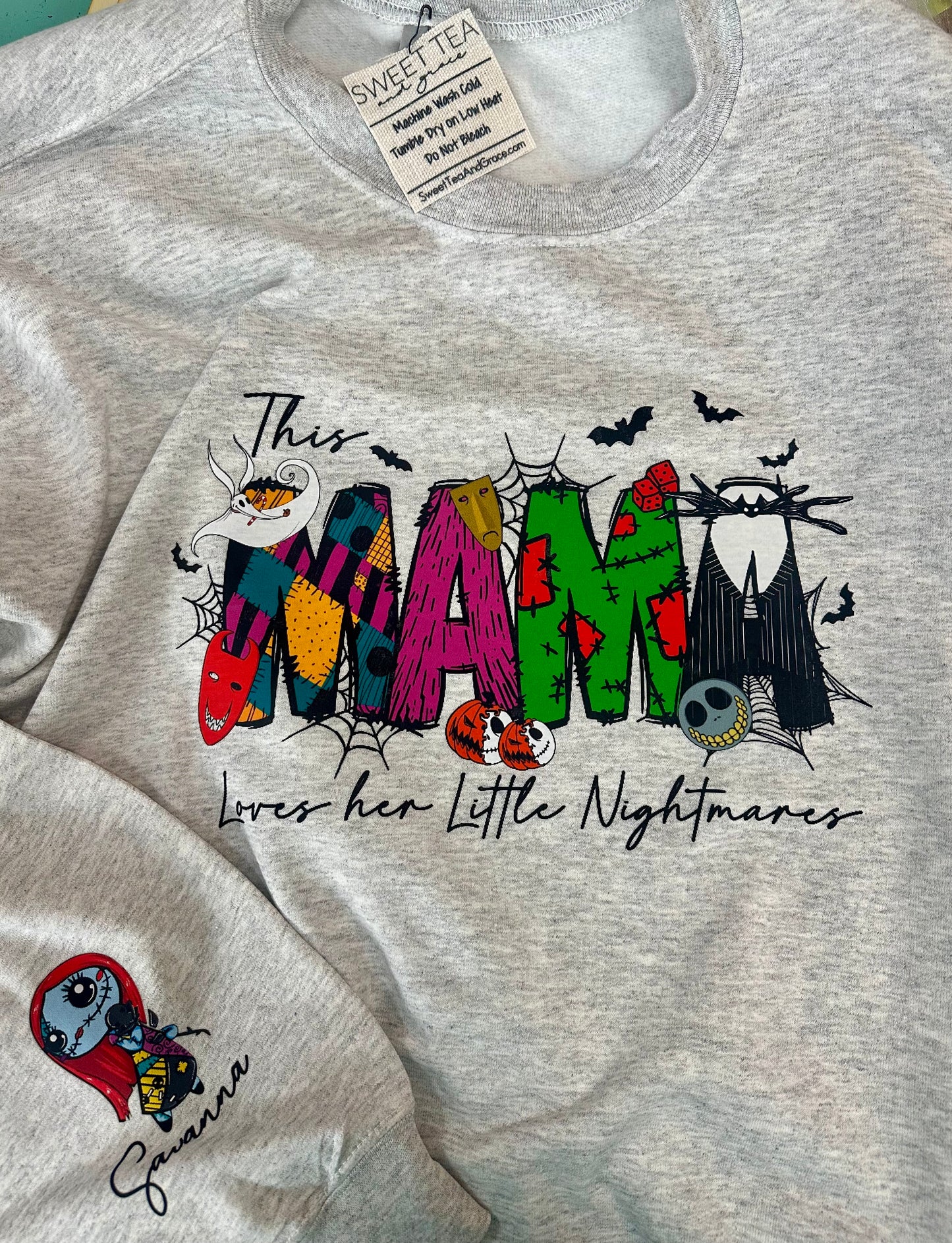 Mama's Little Nightmares Sweatshirt - Customizable