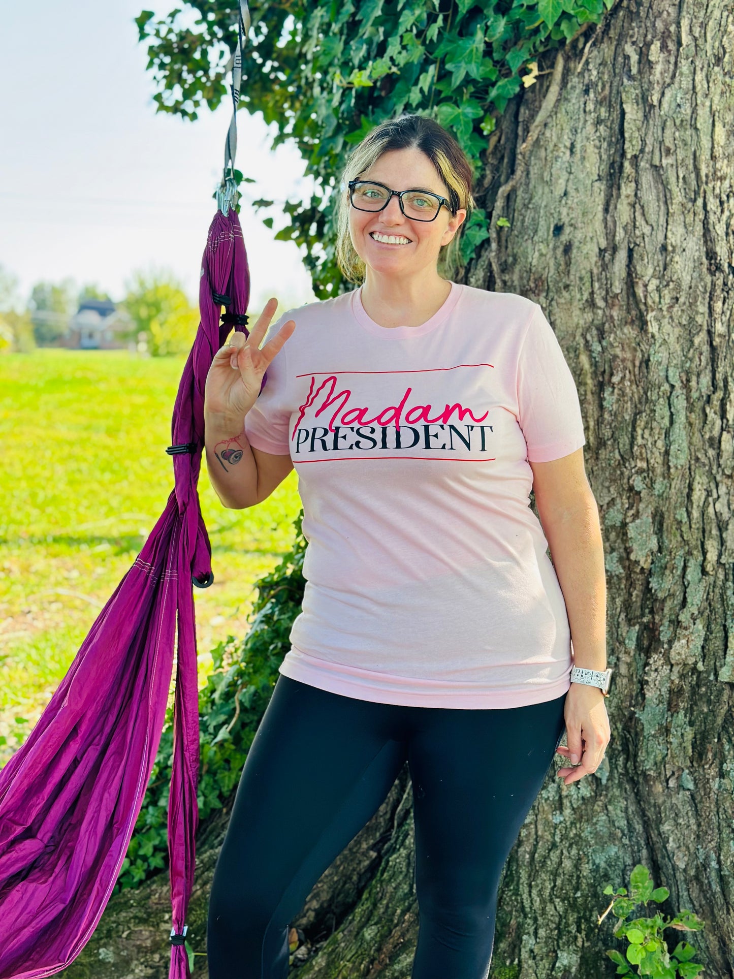 Madam President Light Pink T-Shirt - Short Sleeve