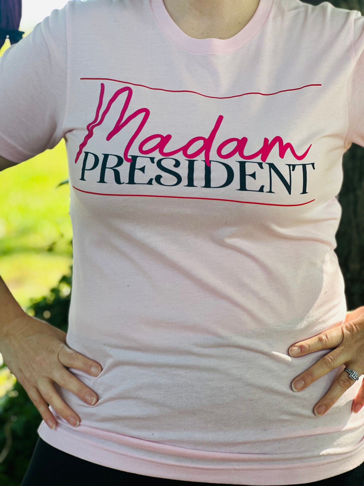 Madam President Light Pink T-Shirt - Short Sleeve