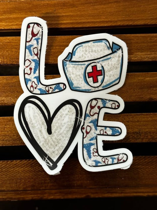 Love Nurse Sticker