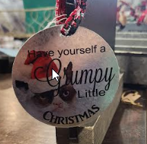 Have yourself a Grumpy little Christmas Ornament