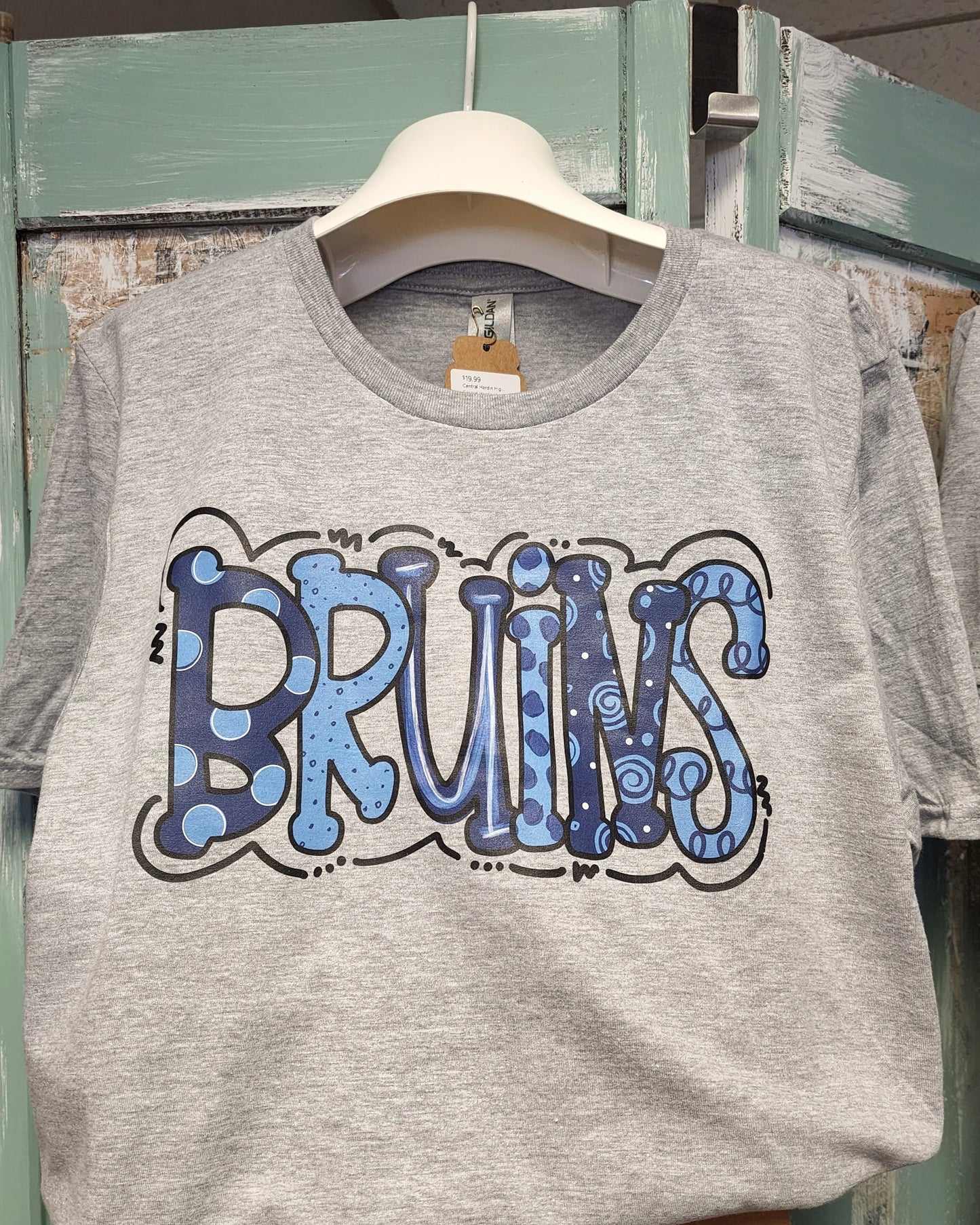 BRUINS Gray Short Sleeve T-Shirt